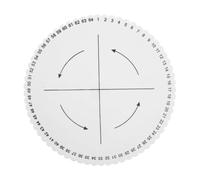 STOBOK Braiding Disk for Bracelet Making 64 Slot Thick Kumihimo Board Ideal for + Strands Round Beading Boards for DIY Jewelry and Bracelet Crafting