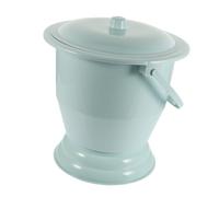 STOBOK Chamber Pot Commode Bucket with Lid Bedside Commode Replacement Pail Urine Pots Portable Toilet Potty Urinal Bucket for Seniors Kids