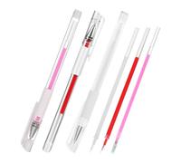 STOBOK Coloured Makeup Pen Set 3 Pen 6 Chalk Tips Eyebrow Pencil Eyebrow Tattooing