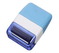 STOBOK Confidentiality Seal Roller Stamp Blue Privacy Ink Address Blocker Stamp Multi-Function for Office Information Protection