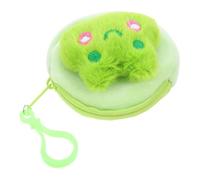 STOBOK Cute Small Purse Animal Coin Purse Frog Plush Wallet for Coins Keys Earbuds Compact Portable