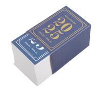 STOBOK Daily Tear off Calendar 2025, Mini Desk Calendar Book Tearable Calendar Aesthetic Memo Pad Planner for Home Office School, Blue