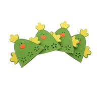 STOBOK Easter Egg Hanging Ornaments 4pcs Decorative Easter Egg Covers Spring Party Decorations