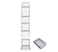STOBOK Foldable Brochure Stand Folding Magazine Rack Catalog Literature Rack Brochure Display Holder for Trade Show Exhibitions Office Retail Store