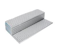 STOBOK Folding Egg Crate Foam Sleeping Pad Waterproof Blue with Film 186x60cm Moisture-proof Outdoor Camping Gear Thermal Closed Cell Mat for Hiking Backpacking