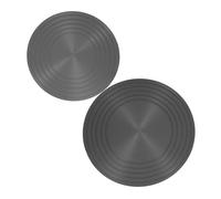 STOBOK Gas Stove Diffuser Plate Heat Diffuser for Gas Burner Aluminum Heat Conduction Plate Set 20cm 24cm for Kitchen Stove Protection 2pcs