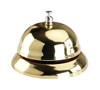 STOBOK Golden Hand Pressing Bell Service Bell Restaurant Call Bells Reception Customer Bell