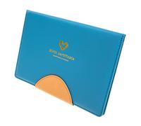 STOBOK Hospital Report Holder Leather Birth Certificate Cover Organizer for Newborn Documents Supplies Important Document Storage for Boys and Girls
