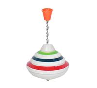 STOBOK Light Up Spinning Tops, Gyroscope Game LED Spinning Activity Toys, Push Down Gyro with Music, Novelty Peg top Hand Spinning Gyro Toy Gift for Kids Party Favors