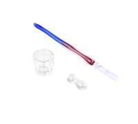 STOBOK Manual Glass Dip Pen Kit Crystal Signature Pen for Writing Calligraphy Nibs
