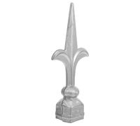 STOBOK Metal Fence Finials for Garden Decoration Anti-Climbing Fence Caps Set of 30 Hollow Flame Tips and Gates