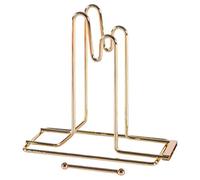 STOBOK Metal Ticket Dispenser with Stable Base for Single and Double Raffle Ticket Rolls Holder 8.6 X 8.6 X 8.6 Inches Ideal for Charity Events Office Desk and Cinema Organisation