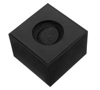 STOBOK Microphone Box Plastic Mic Holder for Ktv Tabletop Microphone Stand Storage Box for Home Studio and Live Performance