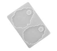 STOBOK Pallet Mold Makeup Silicone Keychain Jewelry Holder Soap Molds DIY Epoxy Mold Model Clay Practical Tray Mould Nail Palette Nail Art Palette Resin White Universal Silica Gel Tool