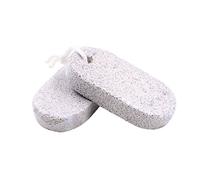 STOBOK Pet Teeth Grinding Stone 2Pcs Mineral Calcium Molar Chew Stones for Small Animals Rabbit Hamster Gerbil 3.5X1.8X0.6 Inch