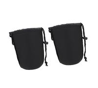 STOBOK Pouch Thermal and Adjustable Easy Insulation, Design Elastic 2pcs Drawstring Neoprene Bag with Shockproof to Hang with Hooks, Professional Protective Lens Camera