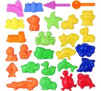 STOBOK Sand Molding Toys, Sandbox Toys Molds, Play Set with Models and s, s with Castle s, Sea Creatures (Random Color)