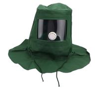 STOBOK Sandblasting Helmet Protective Dust Hood for Sandblasting Wind and Dust Resistant Full Face Mask Ideal for Paint and Abrasive Work Safety Gear for Professionals