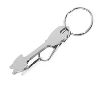 STOBOK Shopping Trolley Token Keychain Pendant Practical Coin Replacement Key Ring for Shopping Carts Durable Stainless Steel Decor for Bags and Keys