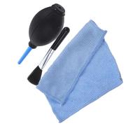 STOBOK Silicone Dust Cleaning Air Blower and Lcd Screens for Camera Lens for with Flexible Nozzle Lightweight Plastic and Nylon Construction with Cleaning Brush and Cloth