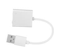 STOBOK Sound Card Headphone Splitter Mic Adapter Portable Converter Kit Audio Interface for Gaming