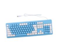 STOBOK Usb Gaming Keyboard Dual Color Heavy-duty Mechanical Keyboard with Ergonomic Design for Comfortable Typing and Gaming Keys Anti-ghosting for Laptop Users
