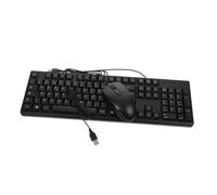 STOBOK Wired Keyboard and Mouse Set Wired with 104 Keys, Built-in Number Pad, and Abs Material for PC Computer Use, Easy to Use for Office Work