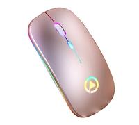 STOBOK Wireless Wireless 1600 Dpi Silent Rechargeable Seven-Colour