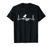 Stock Car Racing Heartbeat T-Shirt