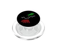 Stock chart candle stick bull bear stock exchange trader PopSockets PopGrip for MagSafe