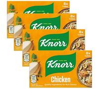Stock Cubes & Pots Bundle with Knorr Chicken Stock Cubes (8x10g) - 4 Pack | Chicken Stock Cubes.