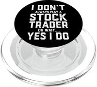 Stock Day Trader Costume Equities Securities Broker Trading PopSockets PopGrip for MagSafe