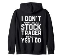 Stock Day Trader Costume Equities Securities Broker Trading Zip Hoodie