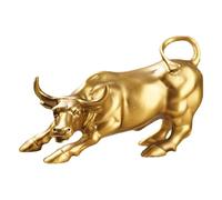 Stock Exchange Bull Statue | Bull Desk Statue Resin | Stock Market Decor