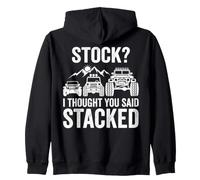 Stock? I Thought You Said Stacked Off-Road Mountain Art Zip Hoodie
