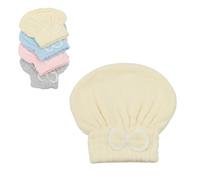 Stock Líder Hair Drying Towel, Hair Towel, Microfiber Towel, Quick Drying, Hair, Ultraabsorbent, Antibacterial, Lightweight, Compact, Turban, Women, Men, Travel, Gym (Yellow)