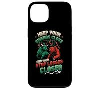Stock Market Bull Bear Stop Losses Day Trader Funny Trading Case for iPhone 13