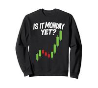 Stock Market Bull Trading Is It Monday Trader Options Crypto Sweatshirt