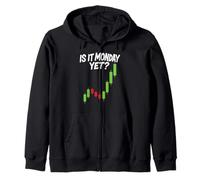 Stock Market Bull Trading Is It Monday Trader Options Crypto Zip Hoodie
