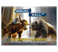 Stock market calendar - the calendar for shares, traders and stock market professionals. UK-Version (Wall Calendar 2026 DIN A4 Landscape), CALVENDO 12 Month Wall Calendar