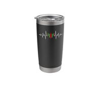 Stock Market Candlestick Chart Trend Analysis Stainless Steel Insulated Tumbler