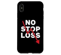 Stock Market Crash No Stop Loss Trading Bearish Daytrading Case for iPhone XS Max