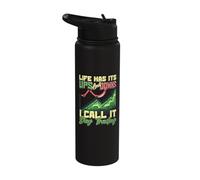 Stock Market Day Trading - Funny Day Trader Stainless Steel Insulated Water Bottle