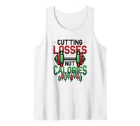 Stock Market Humor Investing Cutting Losses Funny Trader Tank Top