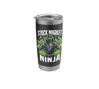 Stock Market Ninja Stocks Exchange Trader Trading Stainless Steel Insulated Tumbler