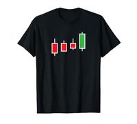 Stock Market Rising Chart Icon Art Value Graphic T-Shirt