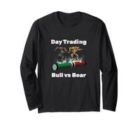 Stock Markets - Day Trader - Bull vs Bear Long Sleeve T-Shirt