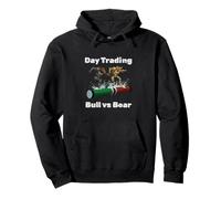 Stock Markets - Day Trader - Bull vs Bear Pullover Hoodie