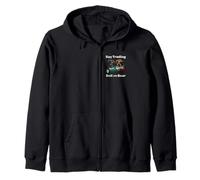 Stock Markets - Day Trader - Bull vs Bear Zip Hoodie