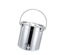 Stock Pot - Soup Pot with Lid, Stock Pot with Tap, 201 Stainless Steel Soup Bucket/Sealed Bucket/Transportation Bucket, for Water/Milk Tea/Milk Storage Bucket/Wine Tank,12 litres